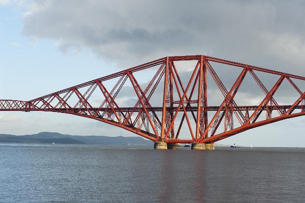 The famous forth rail bridge in scotland, the canteliver design was chosen after the faliure of a bridge similiar to the original design proposed. the bridge is considdered an engineering masterpiece of the victorian era, each tower is 100m tall and stands of large stone caissons
