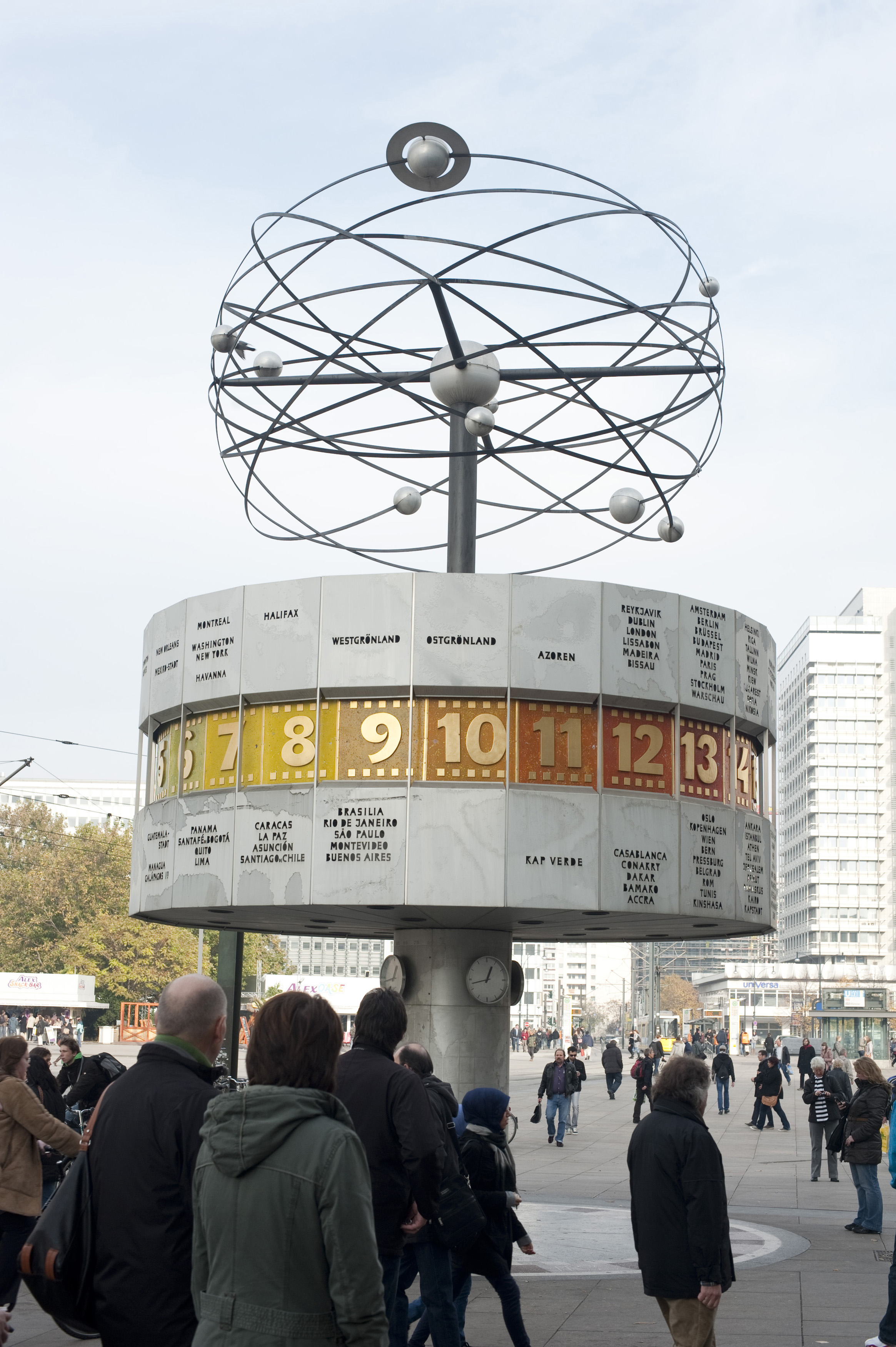 Free Stock Image Of World Time Clock Alexanderplatz Berlin 